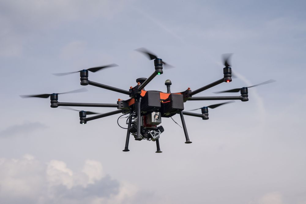  Multicottero con laserscanner