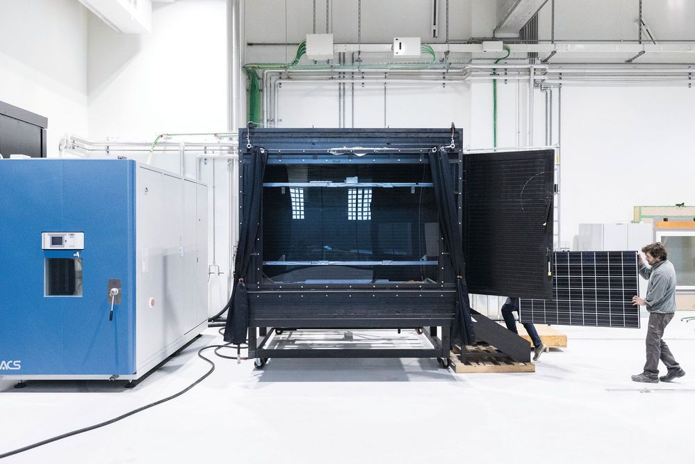 Camera climatica per test di invecchiamento accelerato
(Foto: Eurac Research / Fabrizio Giraldi)