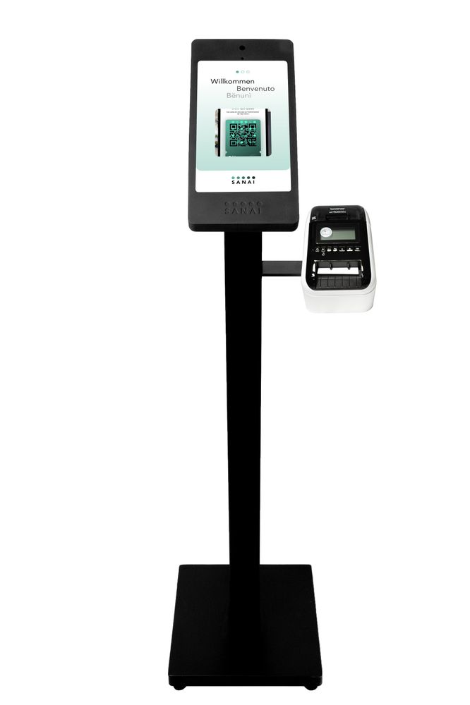 SANAI scanner with label printer