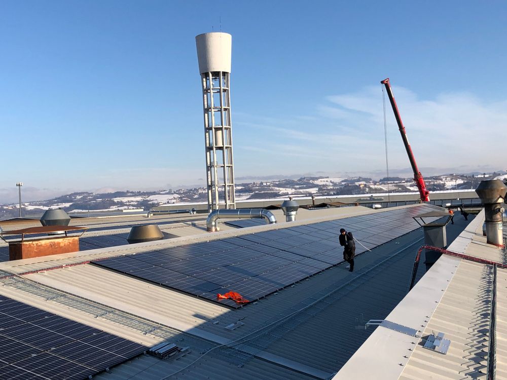 PV plant at the Federal
Mogul headquarters in Mondovì (CN)