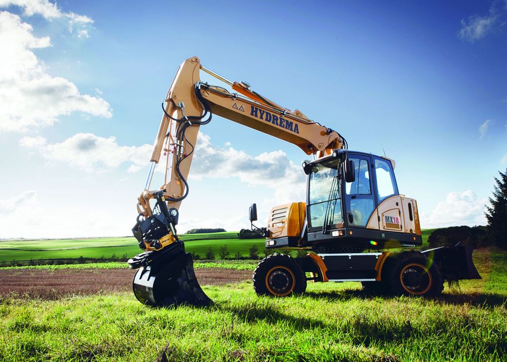 Lochmann Kabine auf Bagger