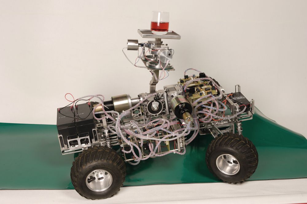 Von Schülern entwickeltes Roboterfahrzeug