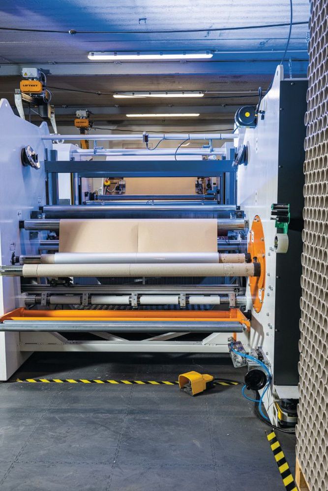 Produktionsstätte – Laminier-Kaschieranlage