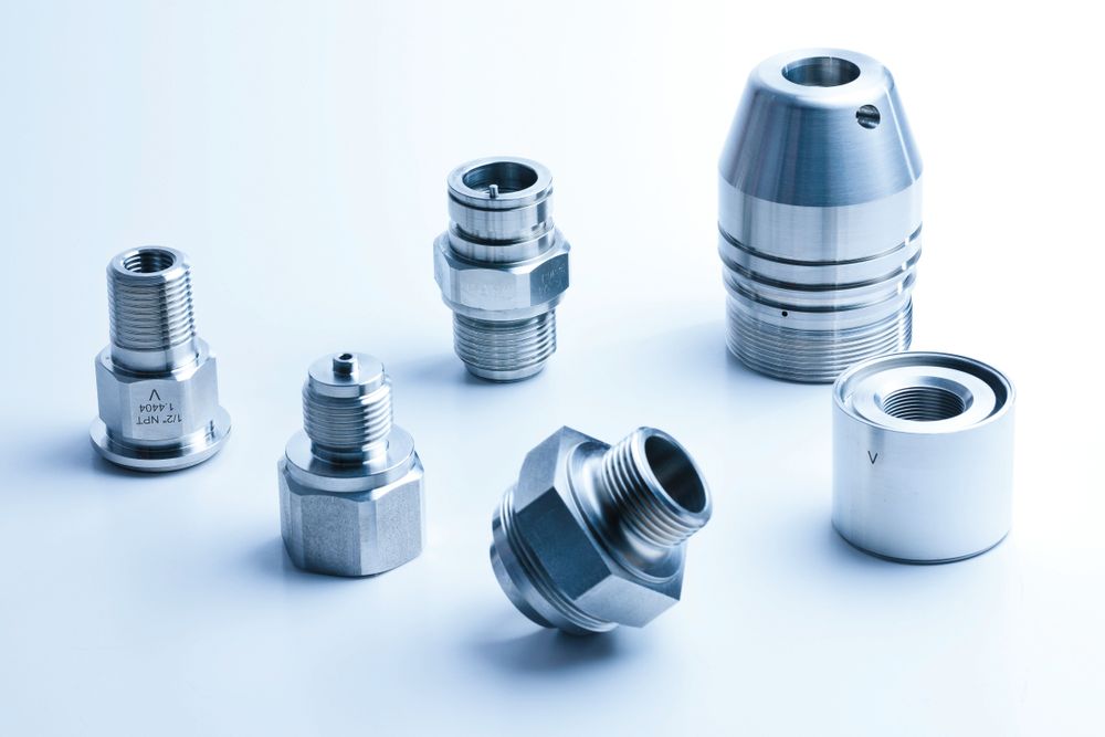 CNC-turned high-grade steel parts