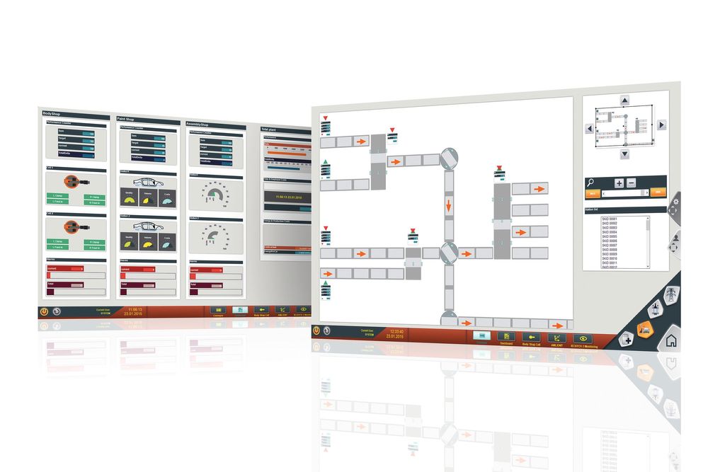 App for the automotive sector, created with zenon