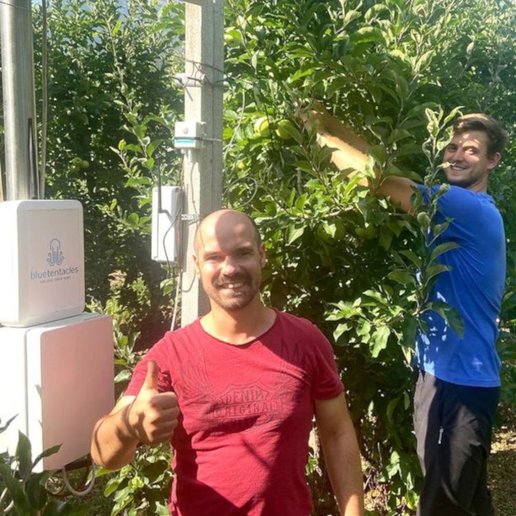 Filippo and Daniele at work